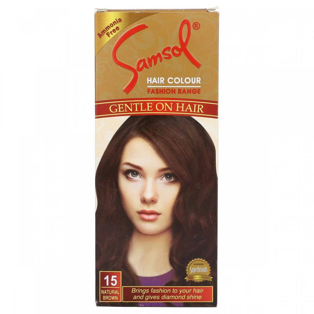 Picture of Samsol Hair Color 15 Natural Brown 