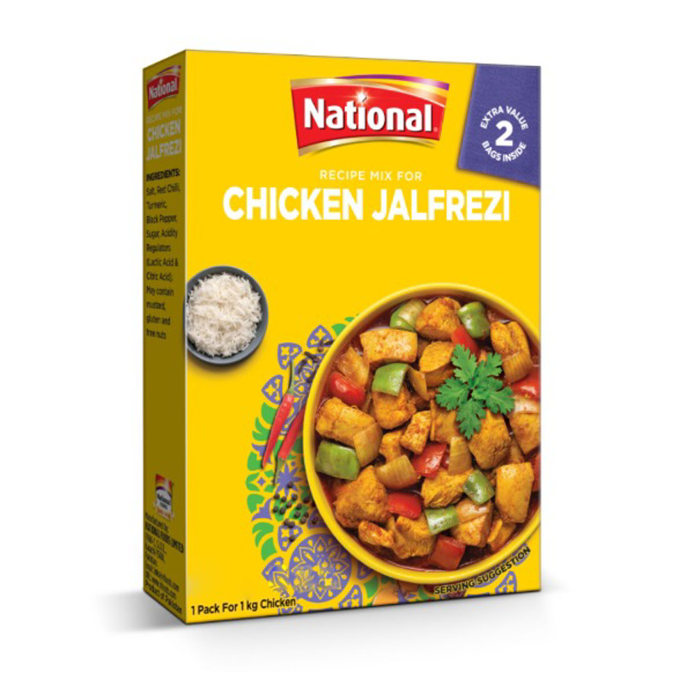 Picture of National Chicken Jalfrezi Recipe Mix 50GM