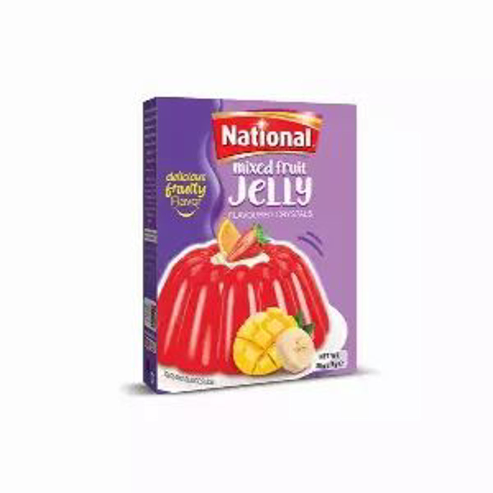 Picture of National Crystals Strawberry Jelly 80GM