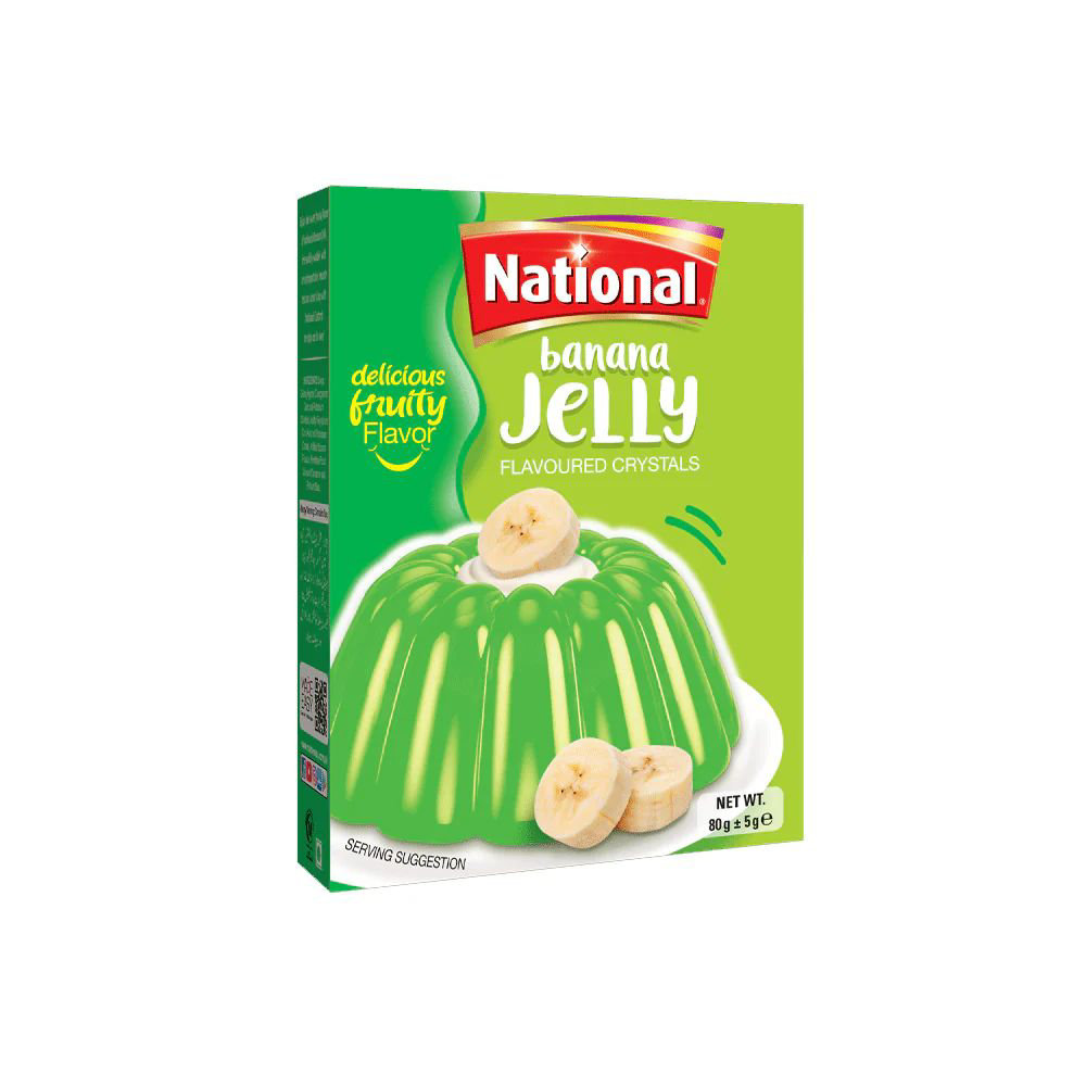 Picture of National Crystals Banana Jelly 80GM