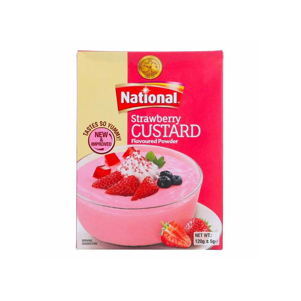 Picture of National Strawberry Custard 120GM