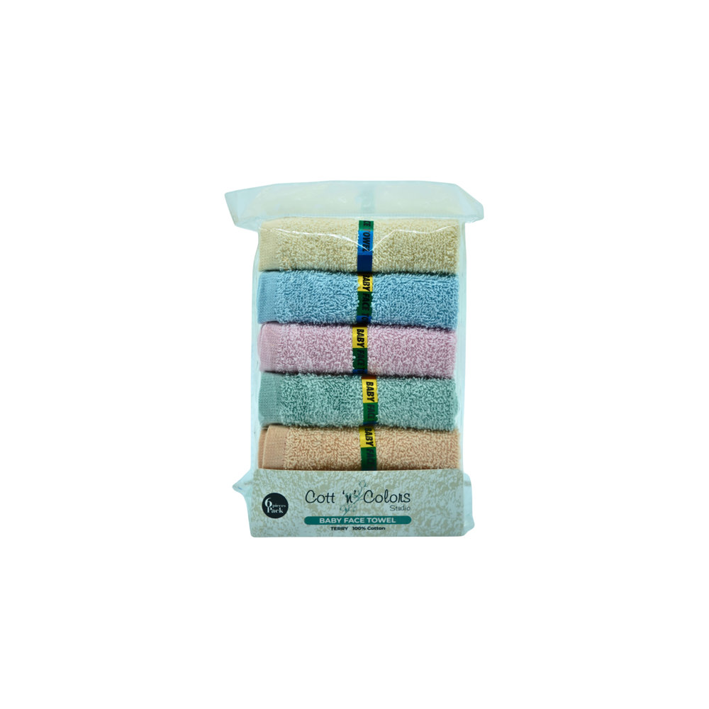 Picture of BABY FACE TOWEL 6PCS SET