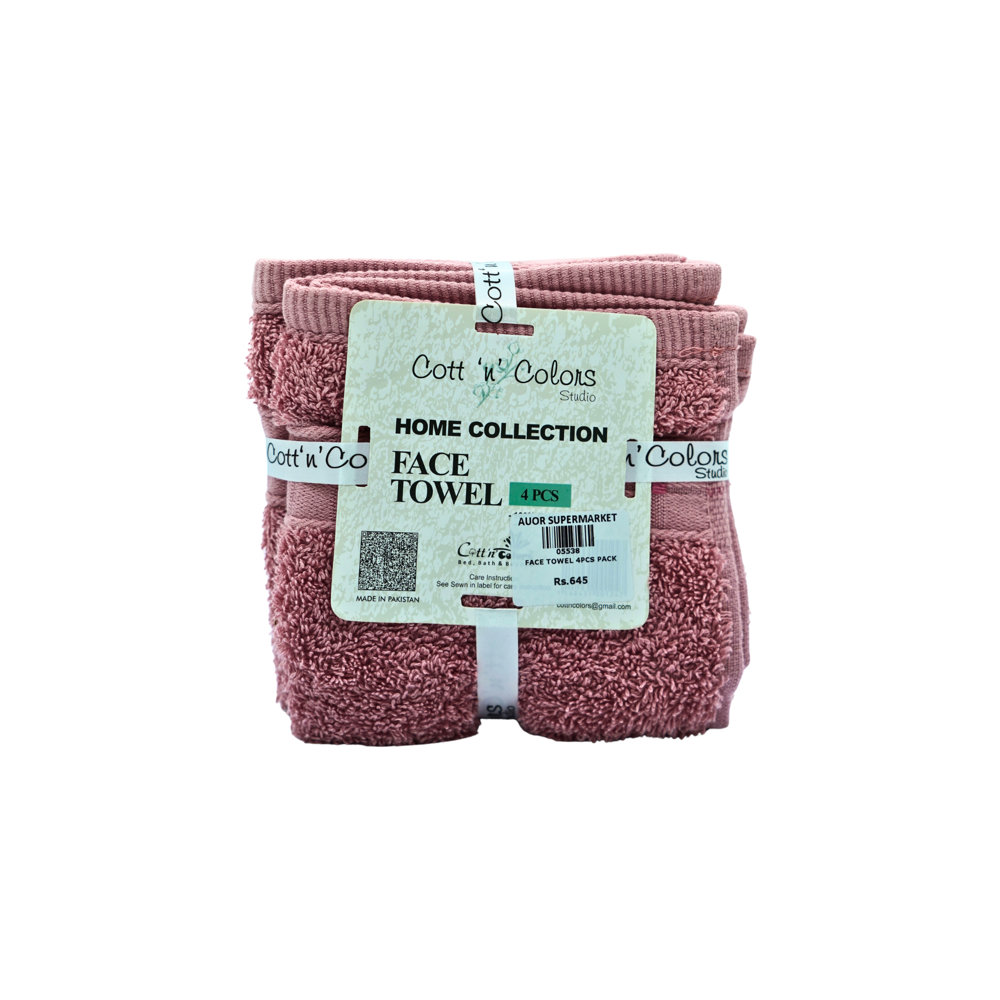 Picture of FACE TOWEL 4PCS PACK