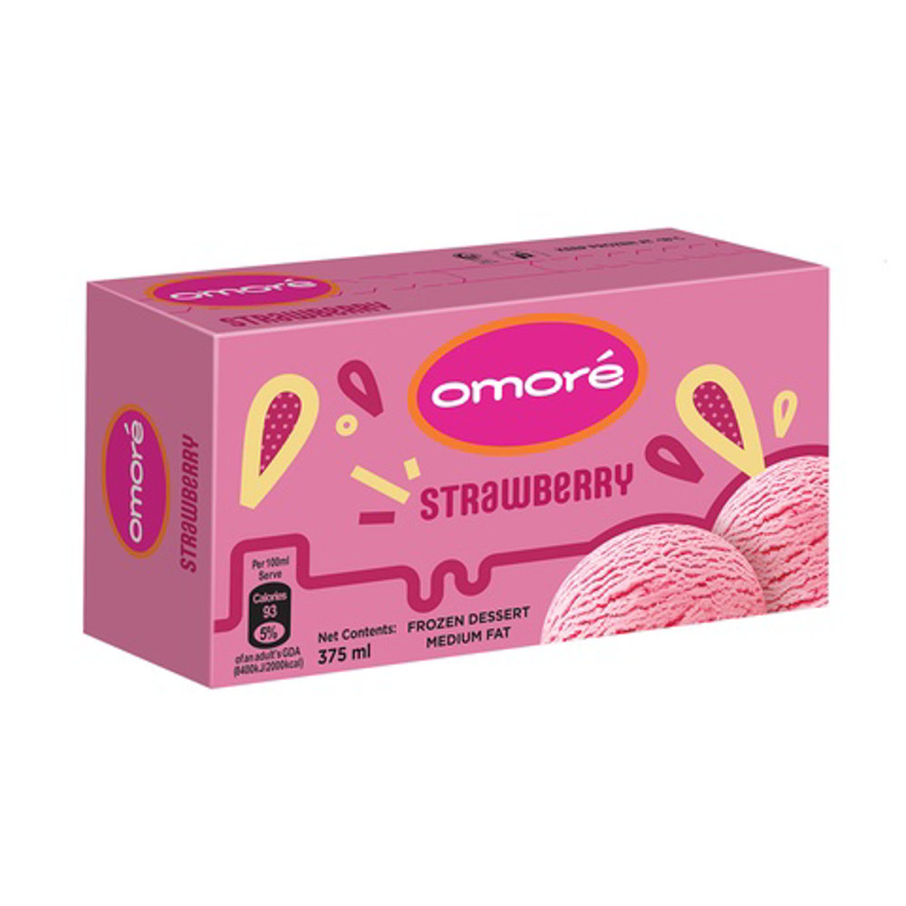 Picture of Omore Strawberry Mini Brick 375ML