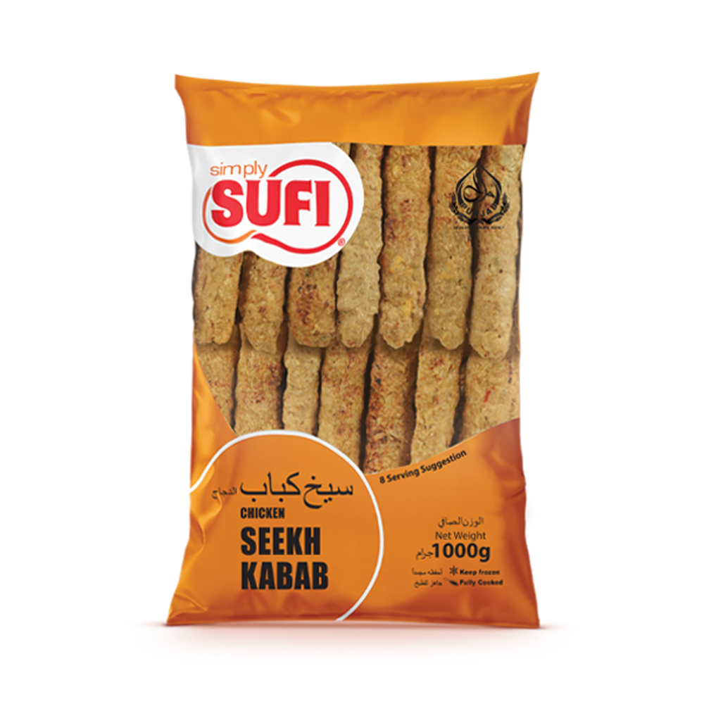 Picture of Sufi Seekh Kabab Poly Bag 1000GM