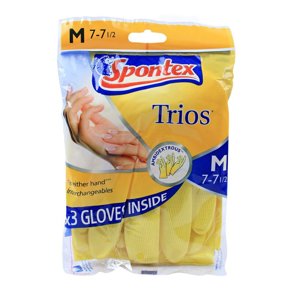 Picture of Spontex Trios Hand Gloves Medium