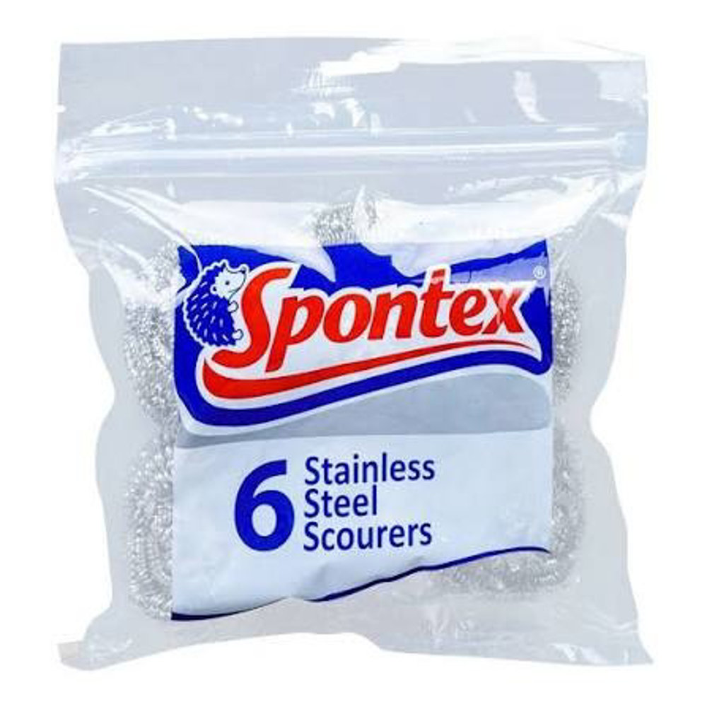 Picture of Spontex Stainless Steel 6 Scourers
