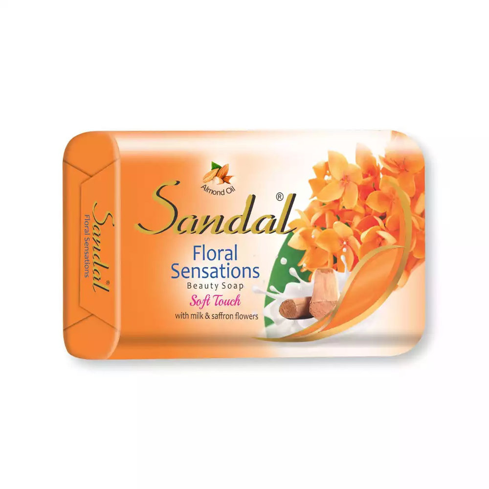 Picture of Sandal Floral Sensation Orange Beauty Soap 125GM