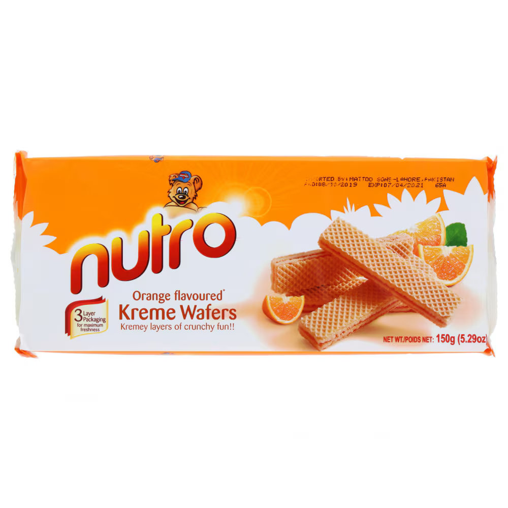Picture of Nutro Vanilla Flavoured Kreme Wafers 150GM