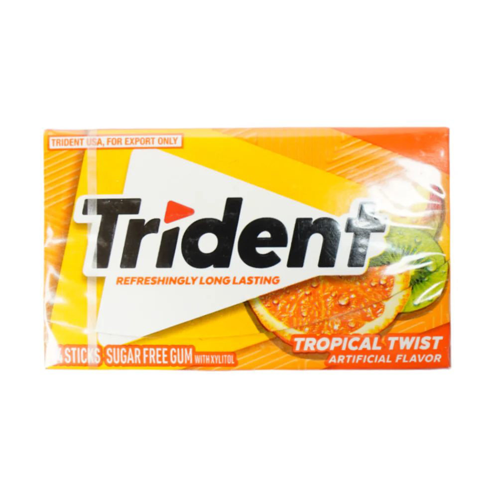 Picture of Trident Bubble Gum Sugar Free 14 Sticks