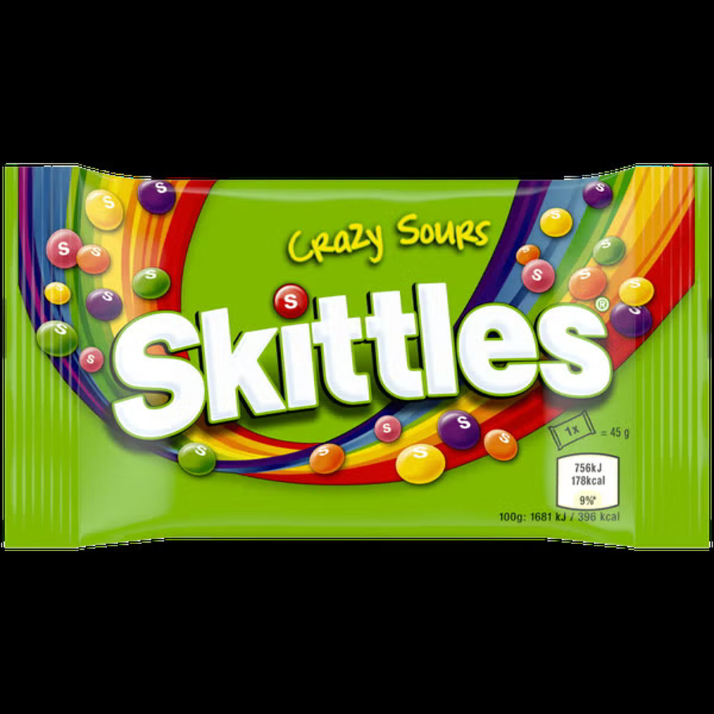 Picture of Skittles Crazy Sours 45GM
