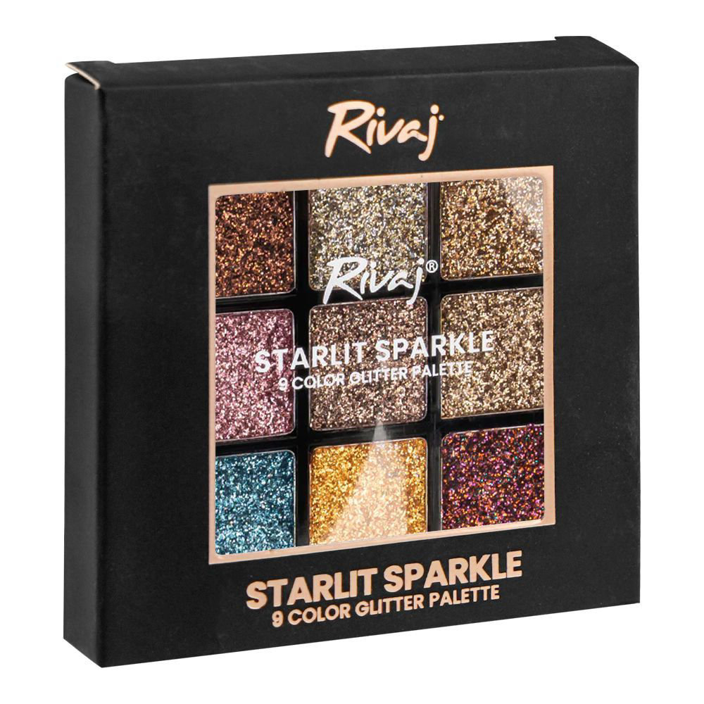 Picture of Rivaj Starlit Sparkle 9 Color Glitter Paltette 01