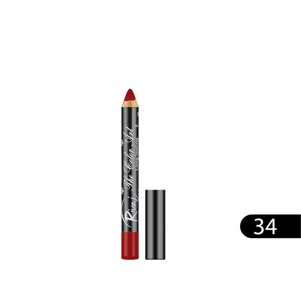 Picture of Rivaj The Color Art Lipstick Pencil 34 Crimson 0.2GM
