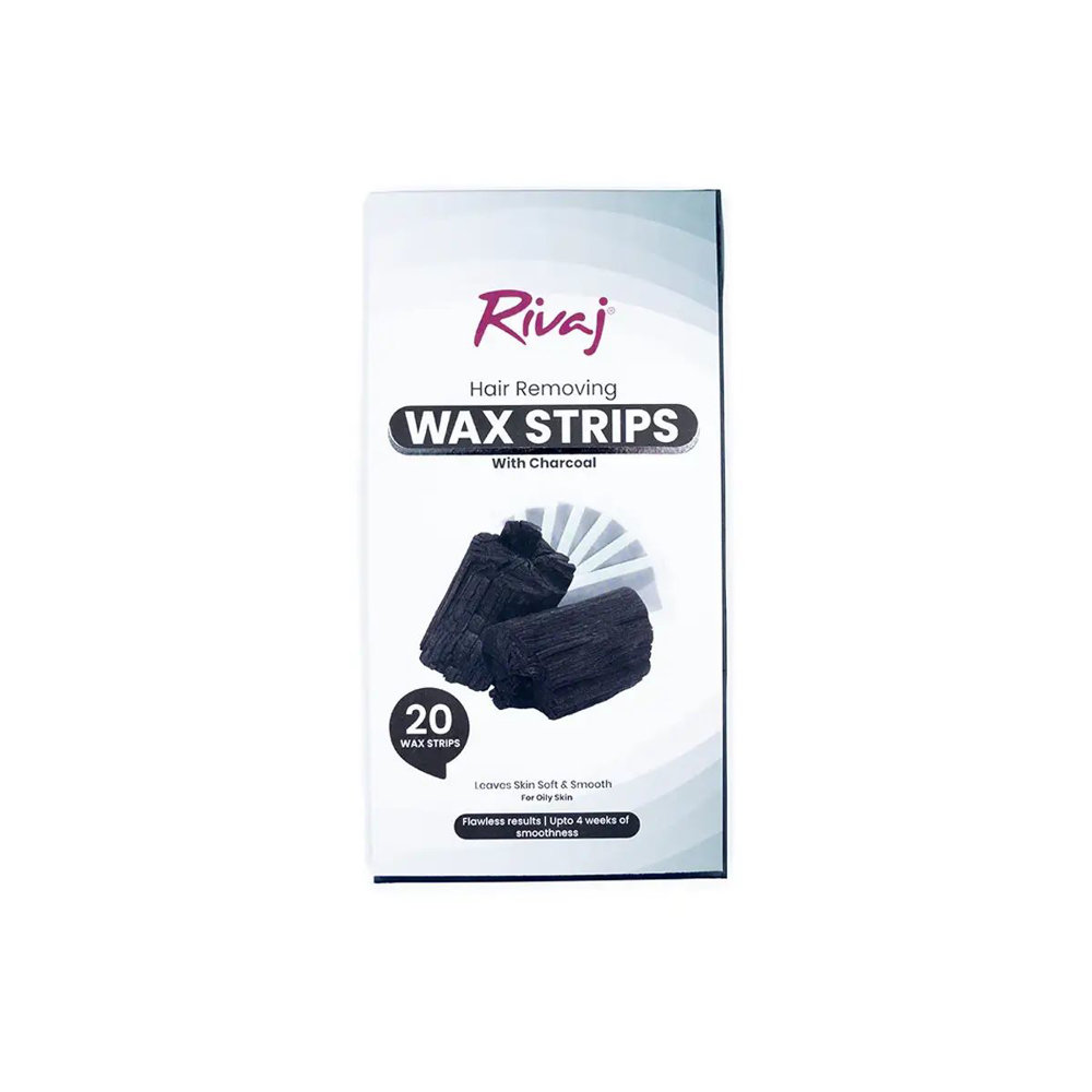 Picture of Rivaj Hair Removing Wax Strips  With Charcoal 20S