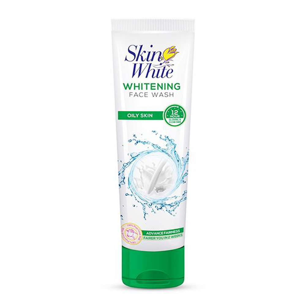 Picture of Skin White Whitening Face Wash Oily Skin Green100ML
