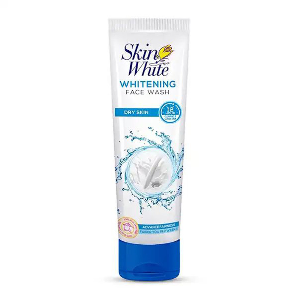 Picture of Skin White Whitening Face Wash Dry Skin Blue100ML