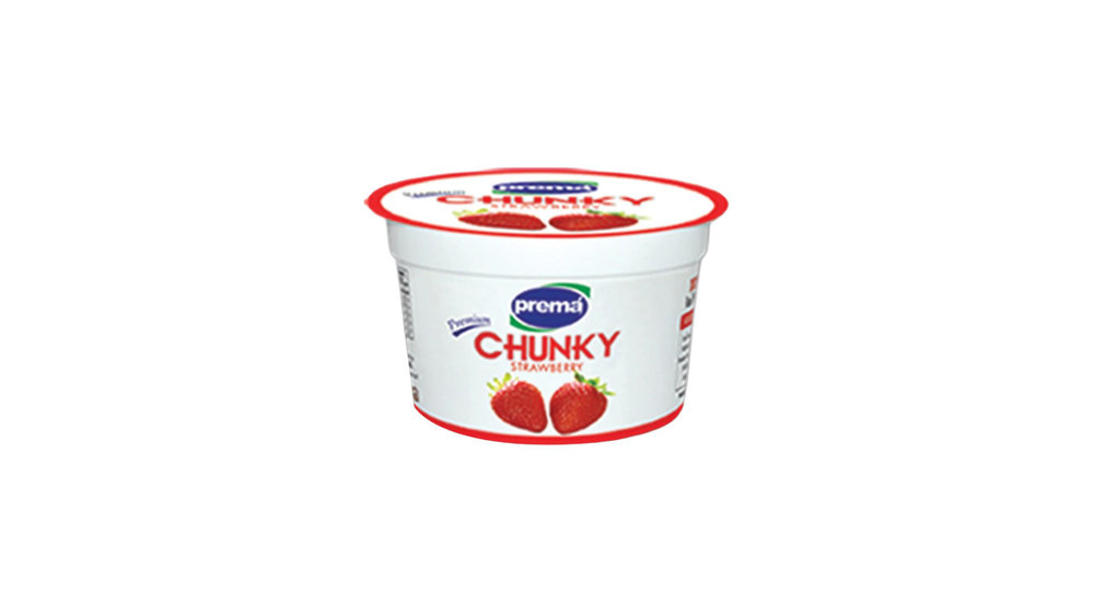 Picture of Prema Chunky Strawberry Flavour Yoghurt 90GM