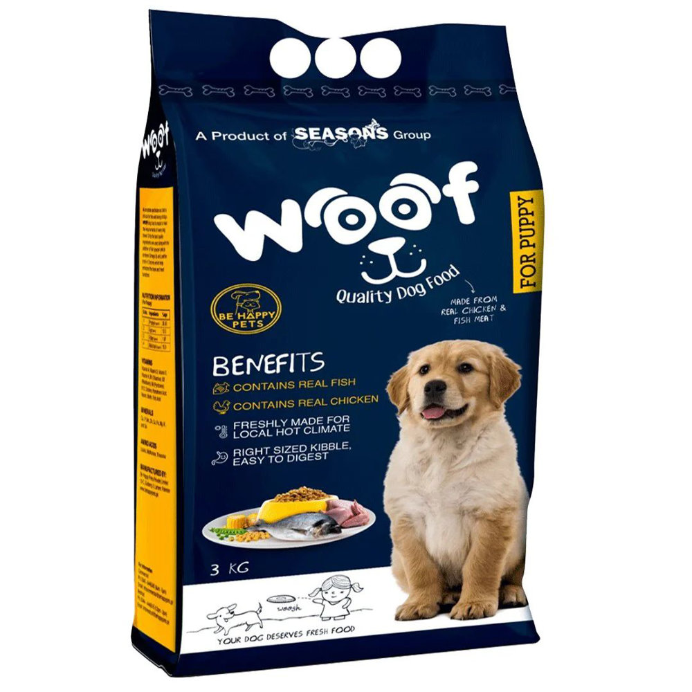 Picture of Woof Dog Food For Puppy 3KG