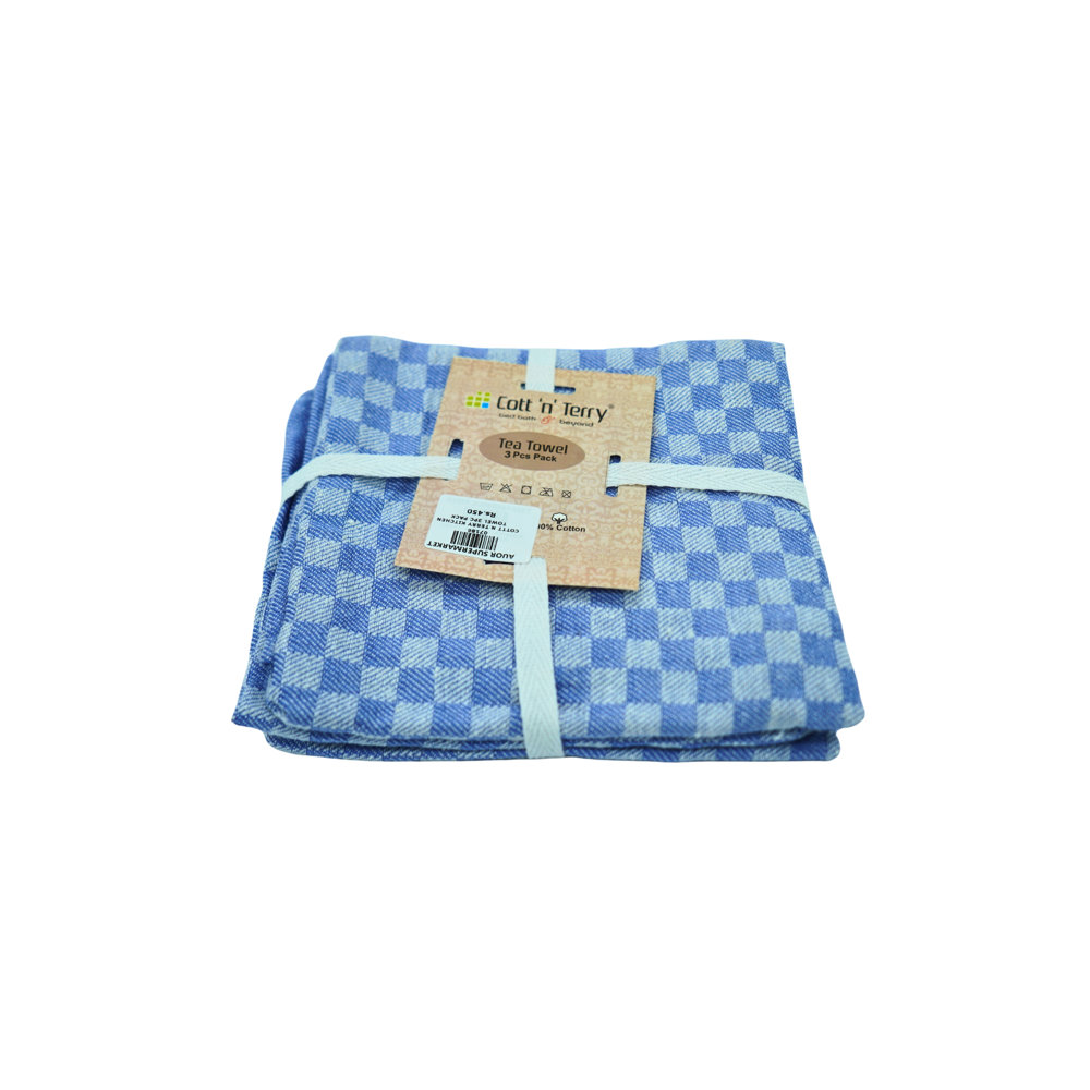 Picture of COTTT N TERRY KITCHEN TOWEL 3PC PACK