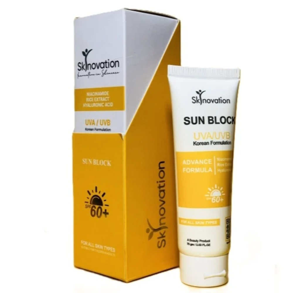 Picture of Skinovation Rice Extract SPF 60 Sun Block 75GM