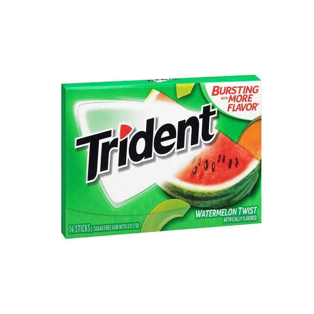 Picture of Trident Watermelon Twist Sugar Free Gum 14Sticks