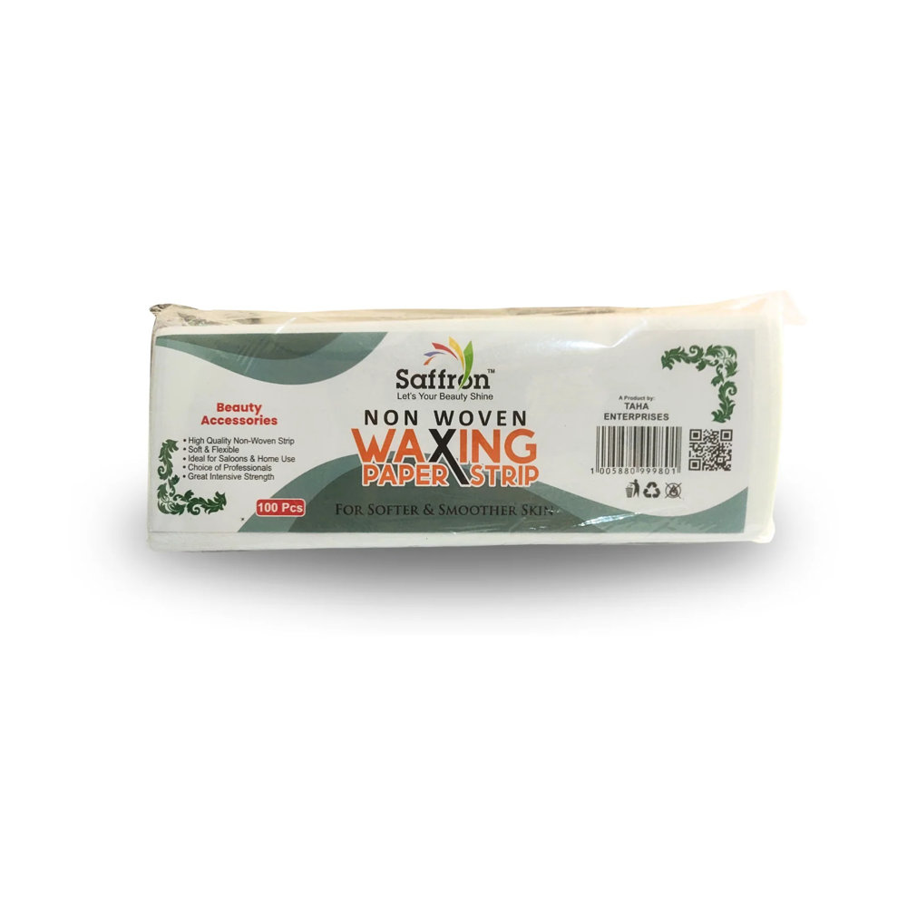 Picture of Saffron Non Woven Waxing Paper Strip 100PCS