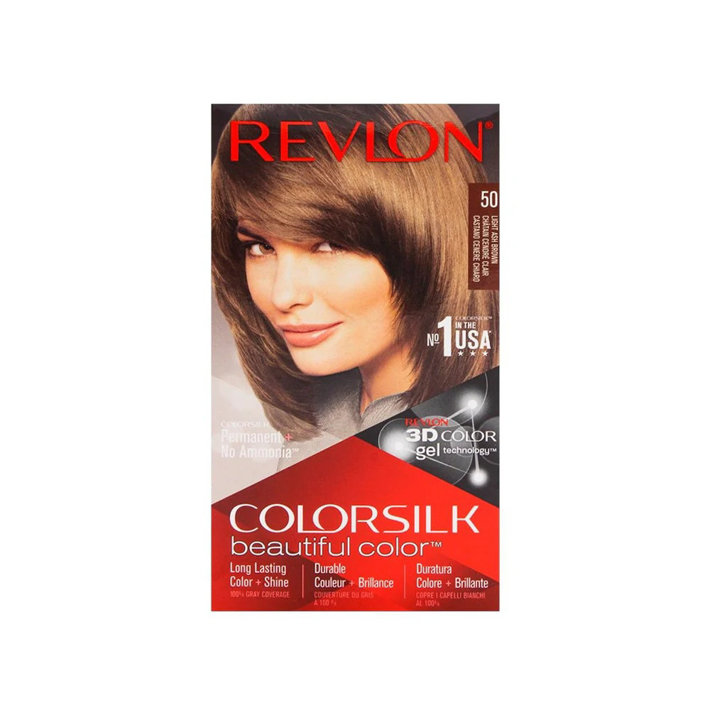 Picture of Revlon Colorsilk 50 Light Ash Brown Hair Colour 