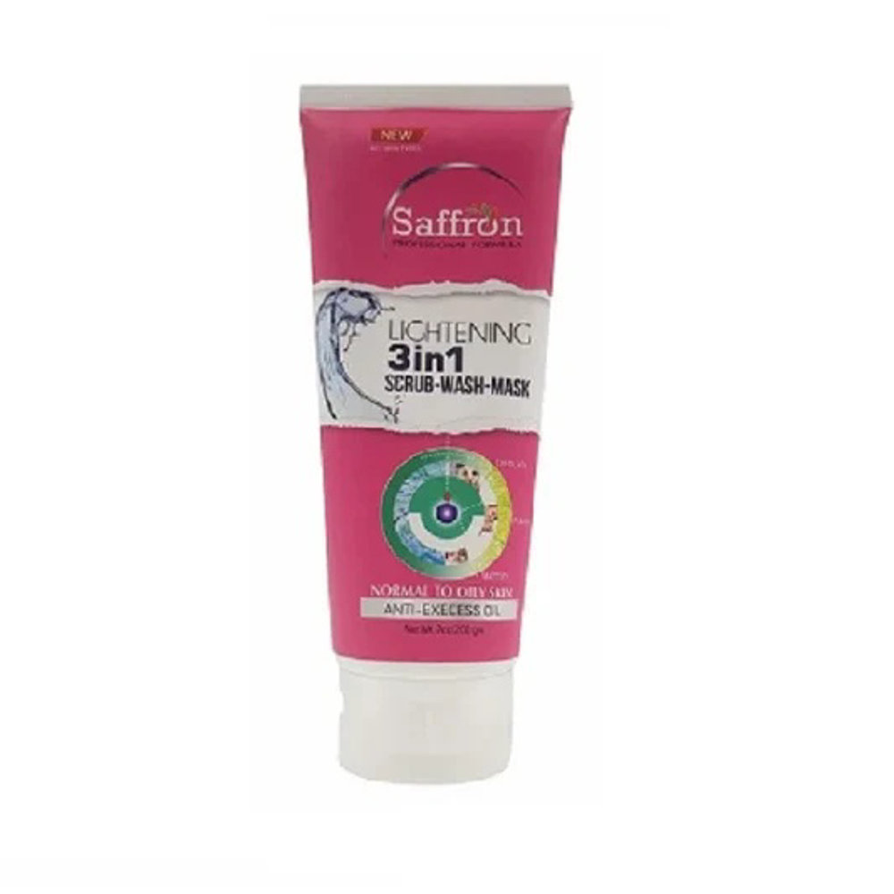 Picture of Saffron Lightening 3in1 Scrub-Wash-Mask 200GM