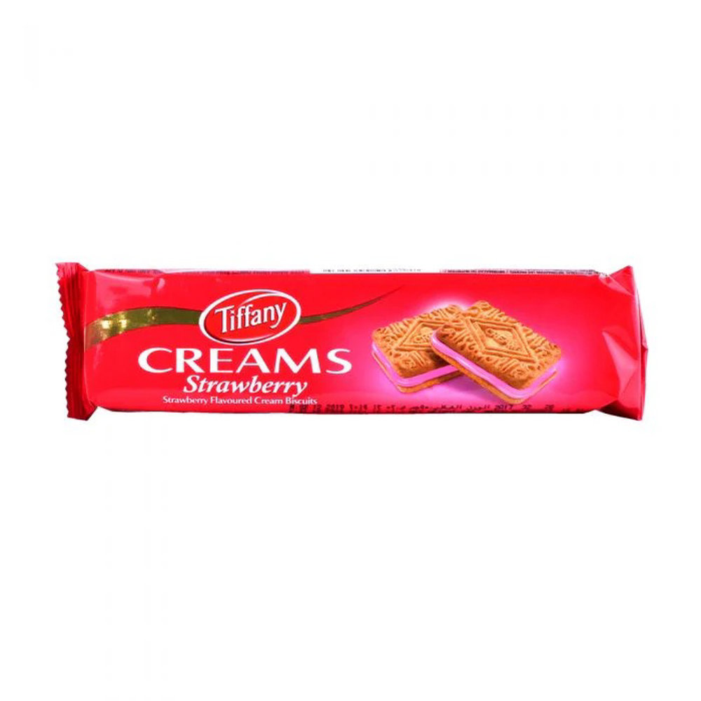 Picture of Tiffany Creams Strawberry Biscuits 80GM