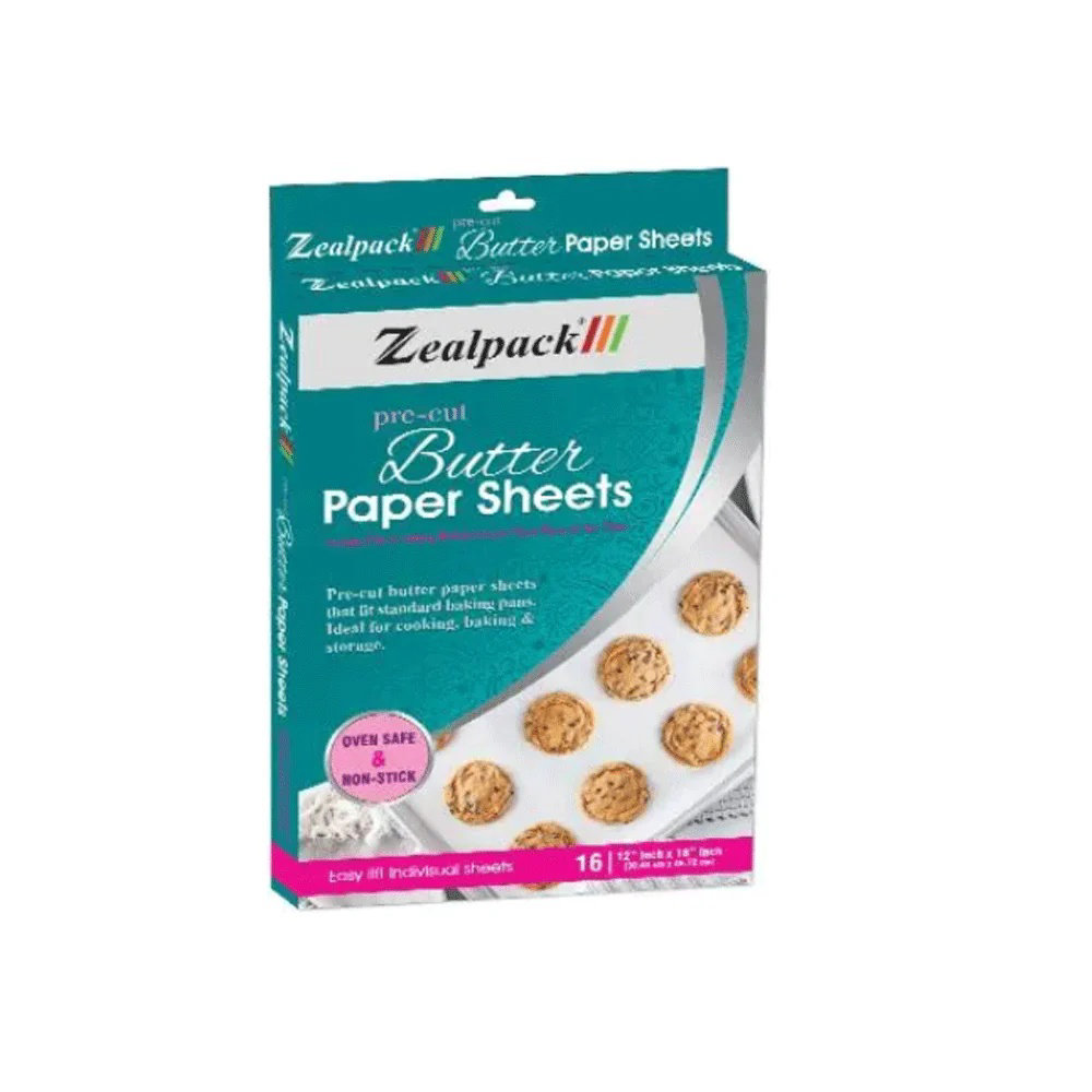 Picture of Zealpack Butter Paper Sheets 16s