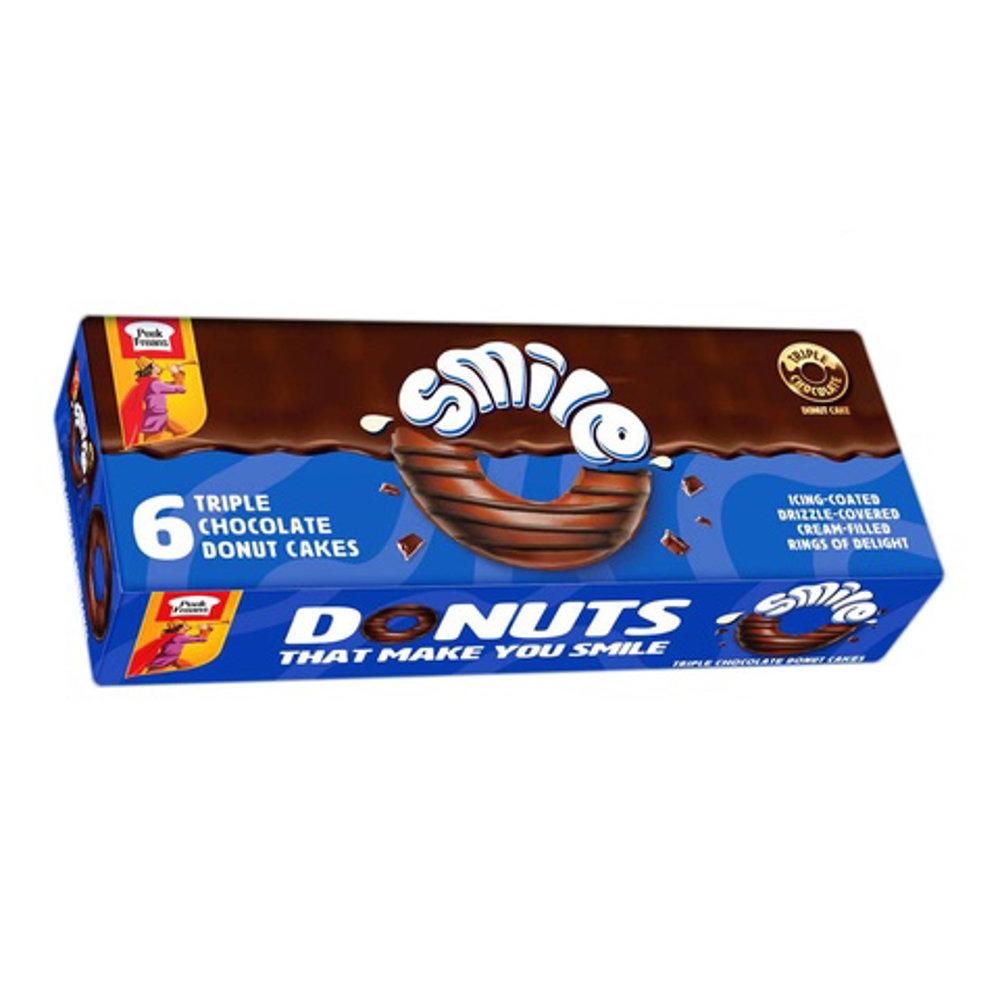 Picture of Peek Freans Smile Donut Triple Chocolate Cake 41Gm