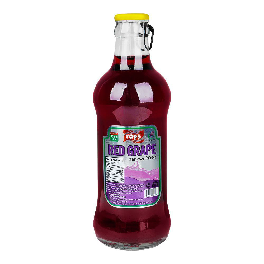 Picture of Tops Red Grape Flavoured Drink 250ML
