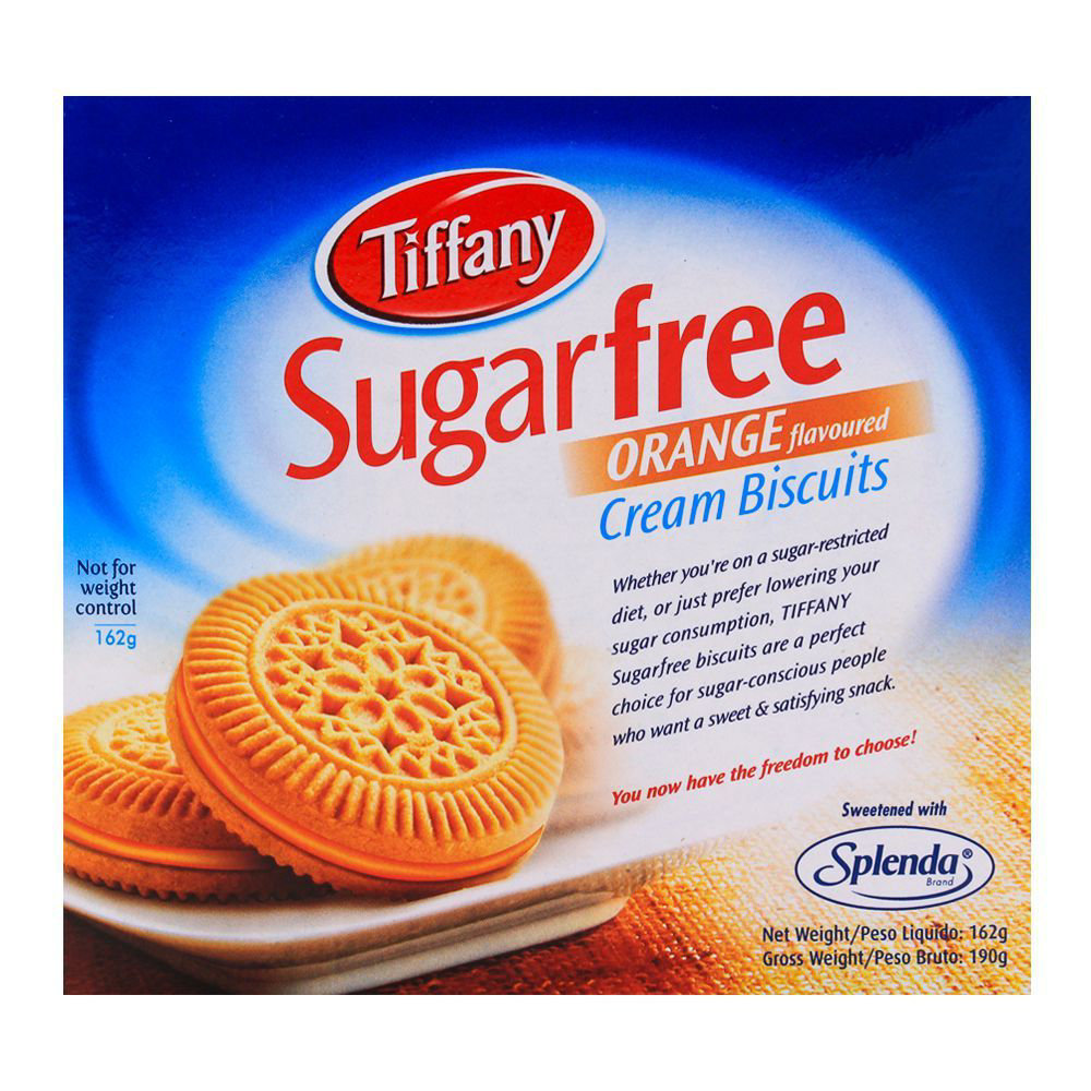 Picture of Tiffany Orange Sugar Free Biscuit 162GM