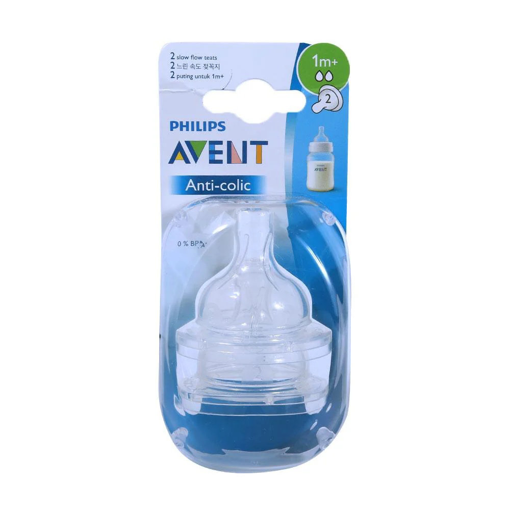 Picture of Philips Avent Feeder Nipple 1m+ 2Pcs