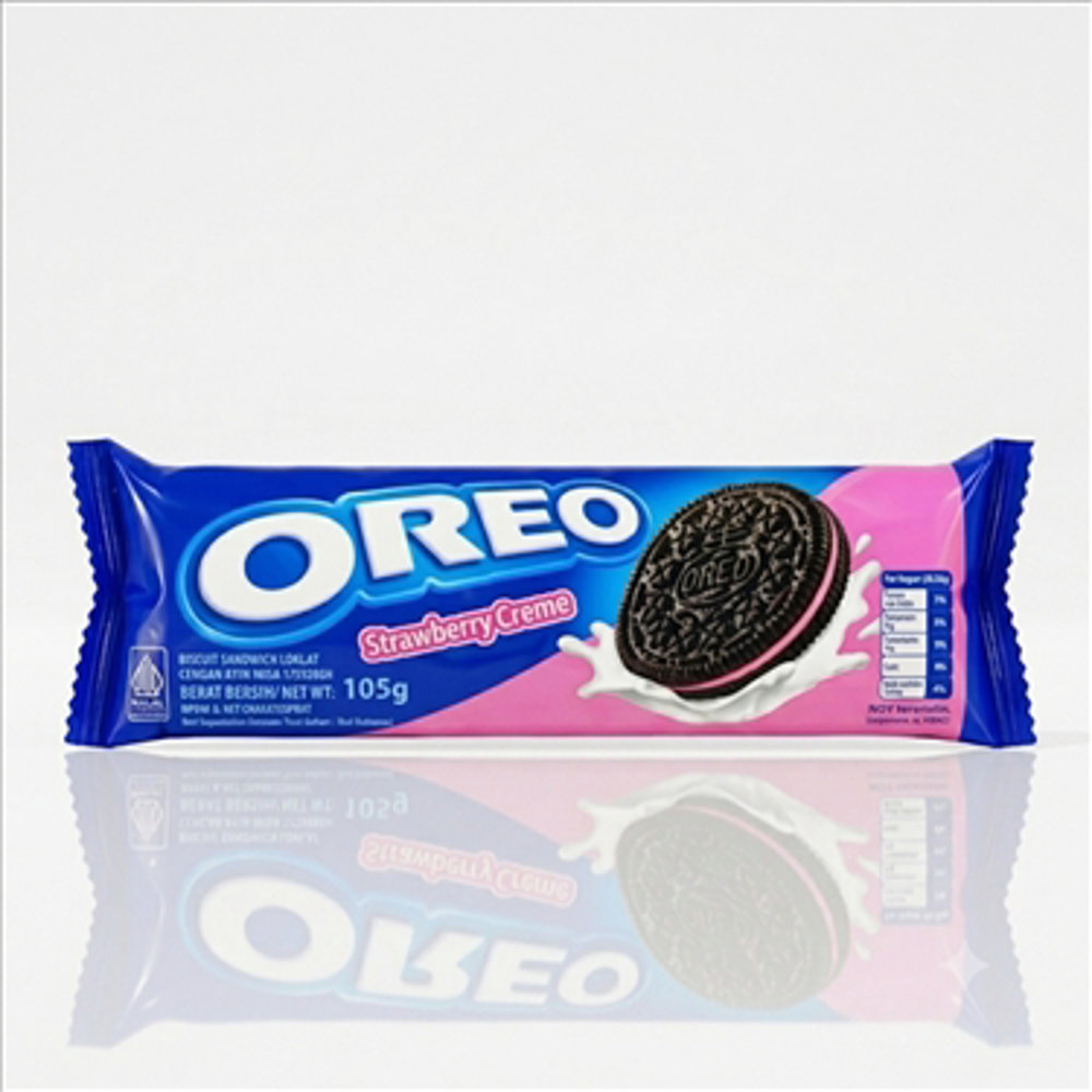 Picture of Oreo Strawberry Creme Biscuit 105GM 