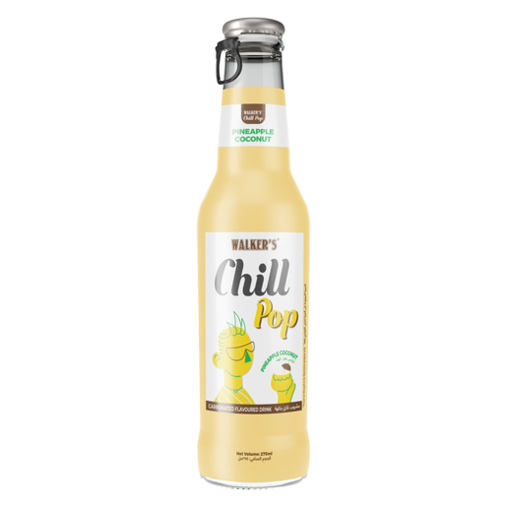 Picture of Walker's Chill Pop Pineapple & Coconut Drink 275ML JP