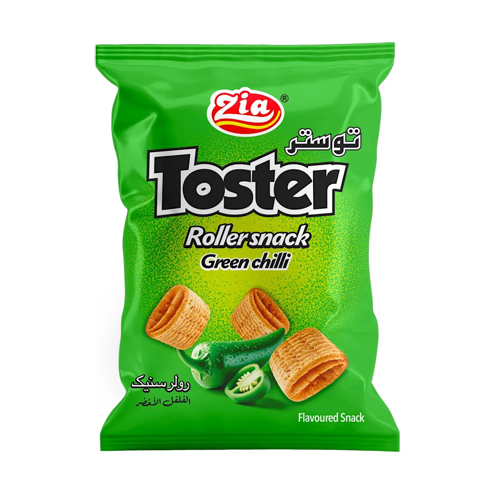 Picture of Zia Toster Roller Snack Green Chilli 35GM