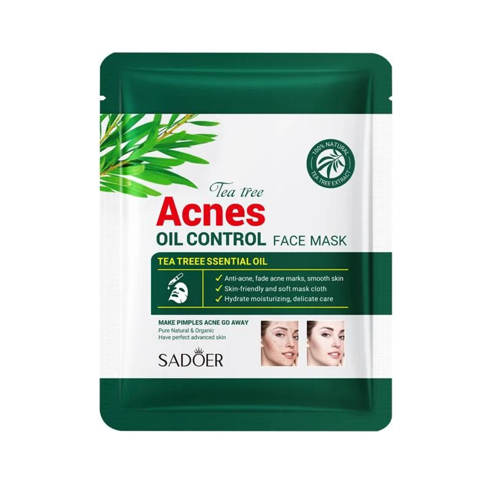 Picture of Sadoer Facial Mask Tea Tree Acnes Oil Control 25GM