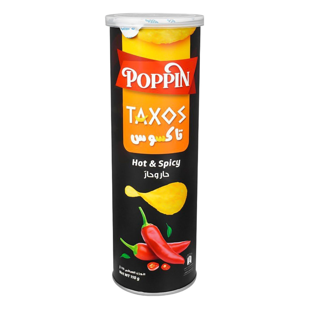 Picture of Poppin Taxos Hot & Spicy 110GM