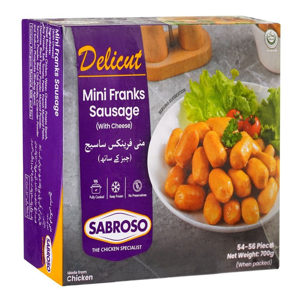 Picture of Sabroso Mini Frank Sausage With Cheese 700GM