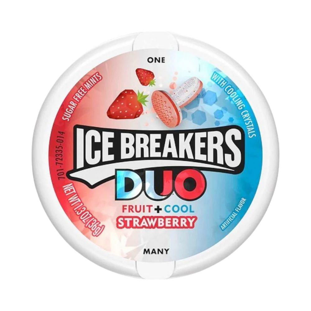 Picture of Ice Breaker Duo Fruit Strawberry Candy Sour 36gm
