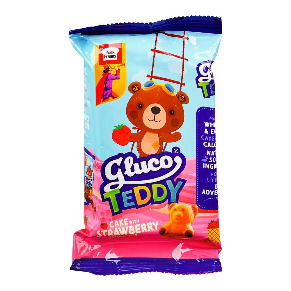 Picture of Peek Freans Gluco Teddy Strawberry Cake 31gm