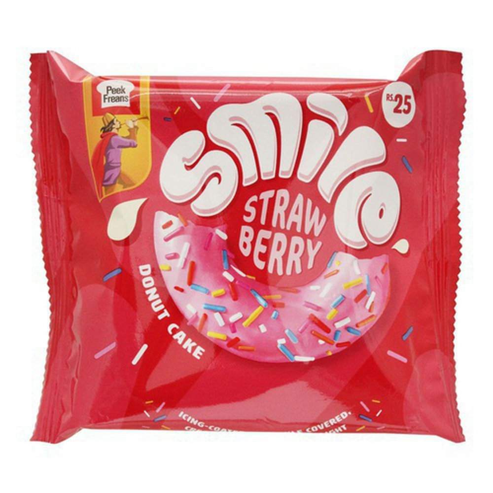 Picture of Peek Freans Smile Strawberry Donut Cake 40gm