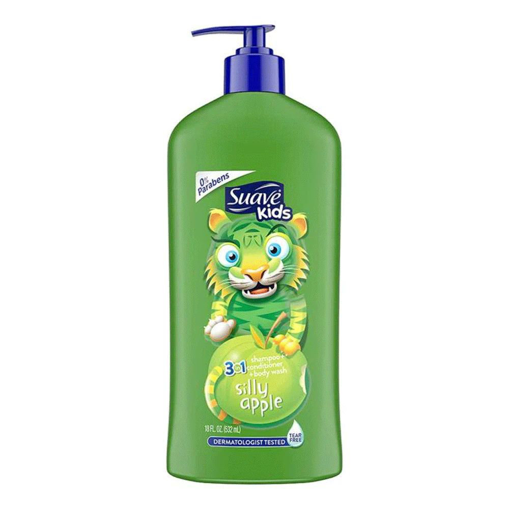 Picture of Suave Kids 3in1 Silly Apple Shampoo 532ml