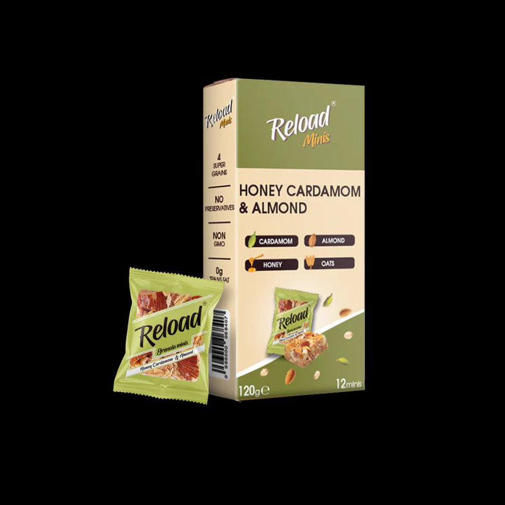 Picture of Reload Minis Honey Cardamom & Almond 120gm