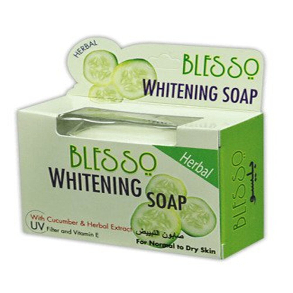 Picture of Blesso Cucumber & Herbs Whitening Soap 100gm