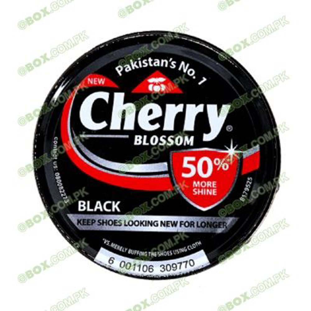 Picture of Cherry Blossom Black Shoe Polish 42ml