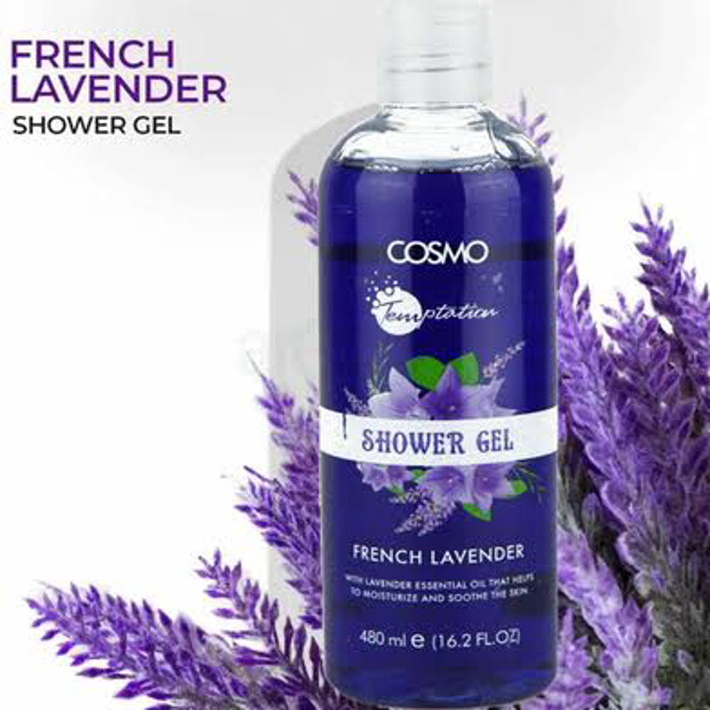 Picture of Cosmo Temptation French Lavender Shower Gel 480ml