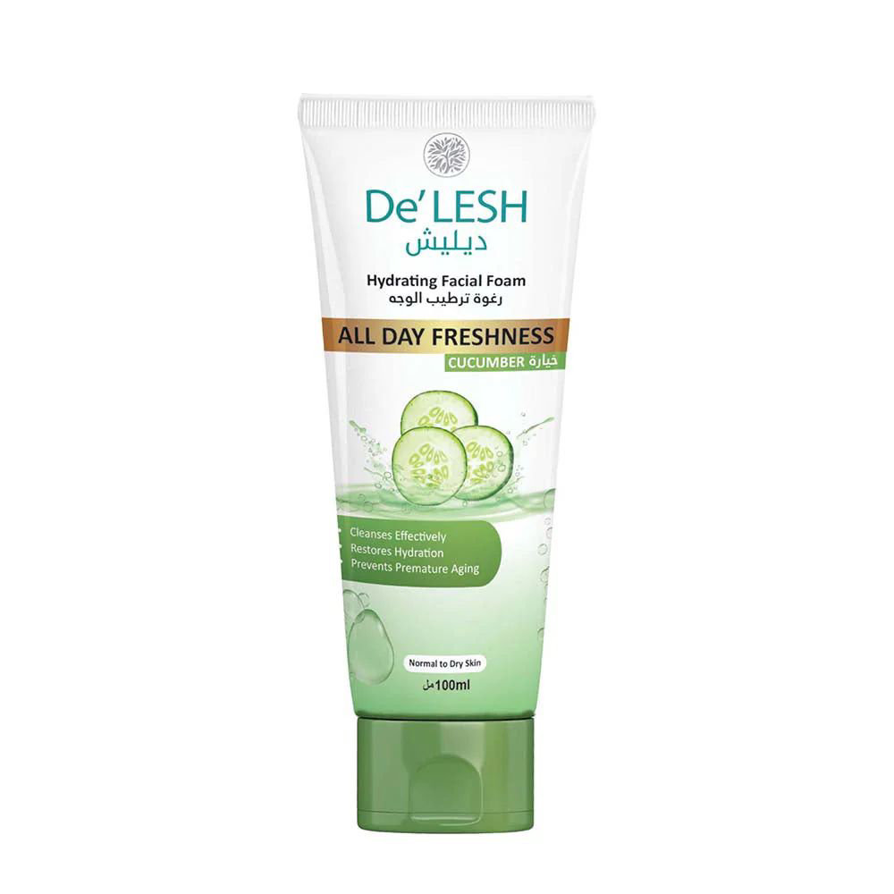 Picture of De'lesh Face Wash All Day Freshness Cucumber 100ml