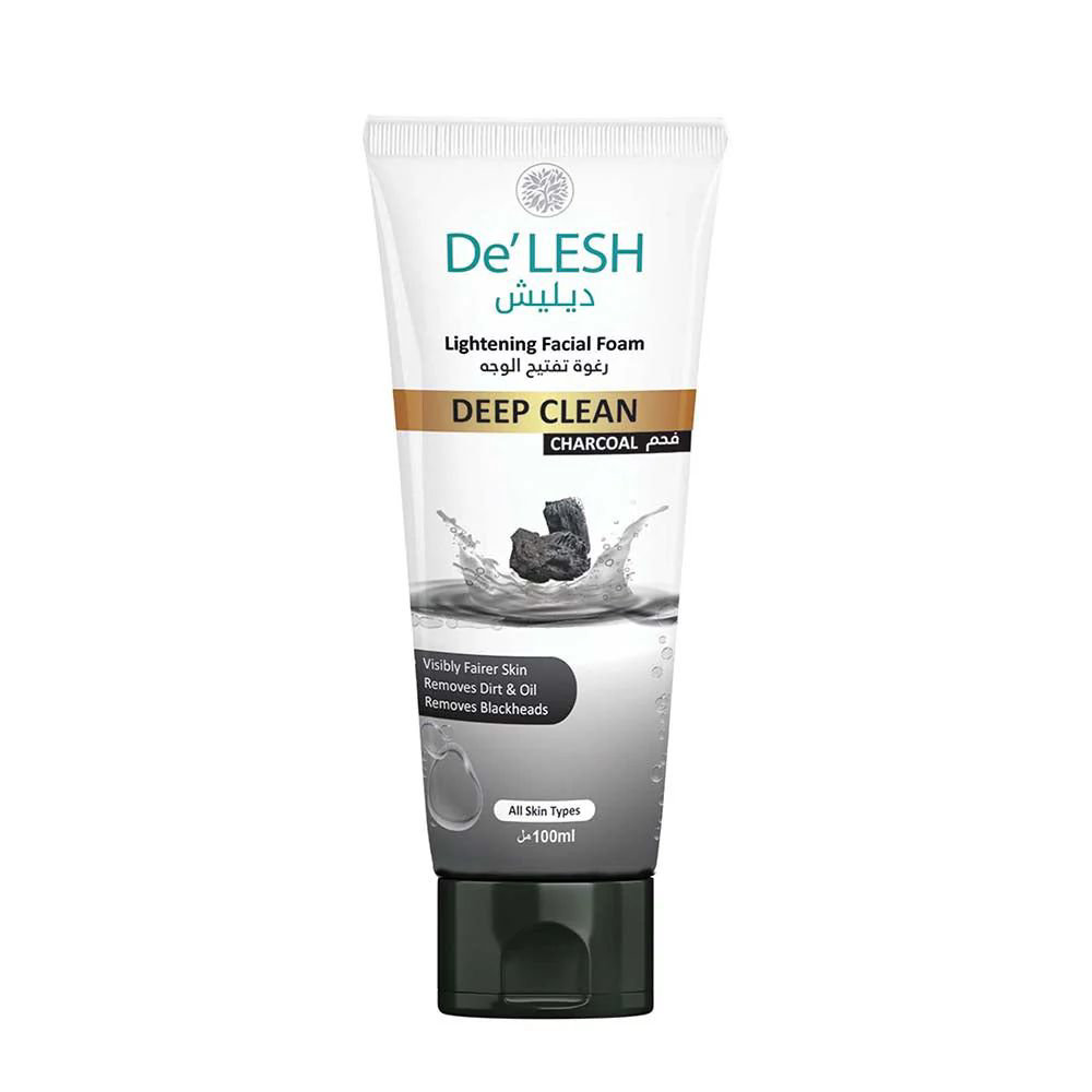 Picture of De'lesh Face Wash Deep Clean Charcoal 100ml